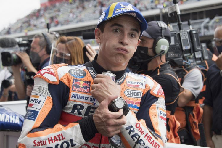 Kondisi Terbaru Marc Marquez Pasca Terjatuh