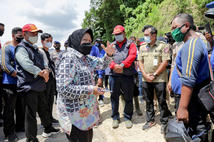 Pastikan Kesiapsiagaan Hadapi Bencana, Mensos Cek Lumbung Sosial di Tulungagung dan Trenggalek