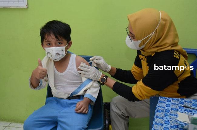 Polda Kepri Gelar Vaksinasi Presisi untuk Anak