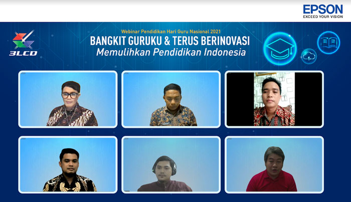 Webinar Pendidikan Nasional Kolaborasi Epson Indonesia dengan 17 Asosiasi Guru dan Tenaga Pendidik Indonesia