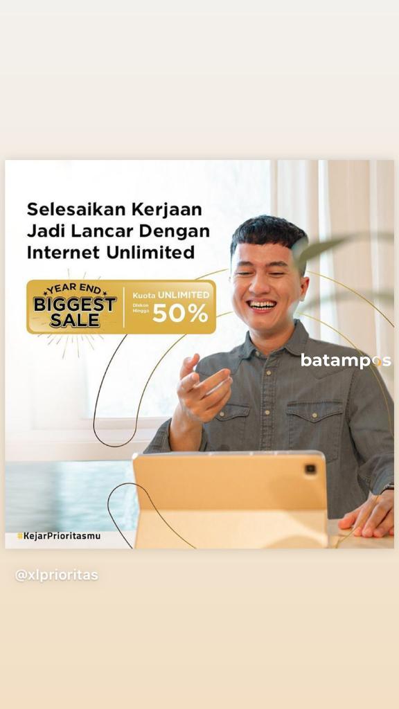 Semarak Promo Akhir Tahun, XL  Beri Diskon Hingga 50 Persen