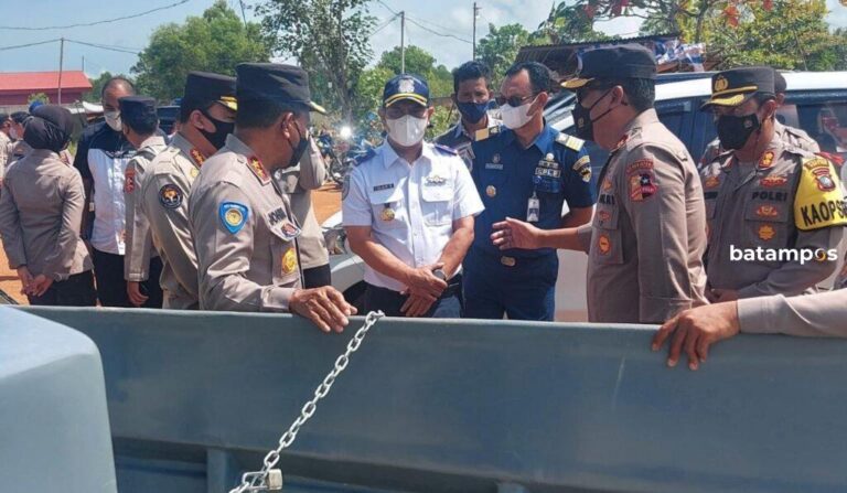 Polisi Segel Pelabuhan Sei Gentong Tanjunguban