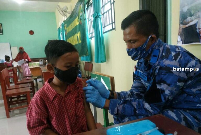 Disdik Gesa Vaksinasi Pelajar SD Tanjungpinang
