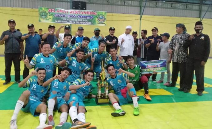 Lancelot FC Juara Open Turnamen Futsal Pasundan Kundur Se- Karimun