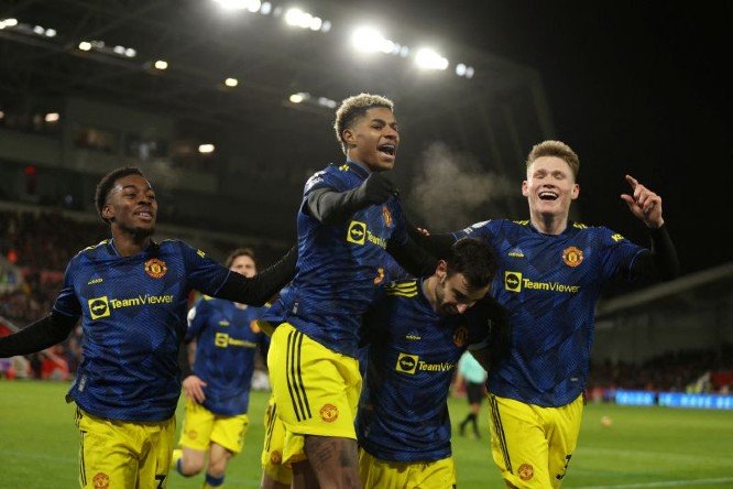 Manchester United Petik Kemenangan Penting Atas Brentford