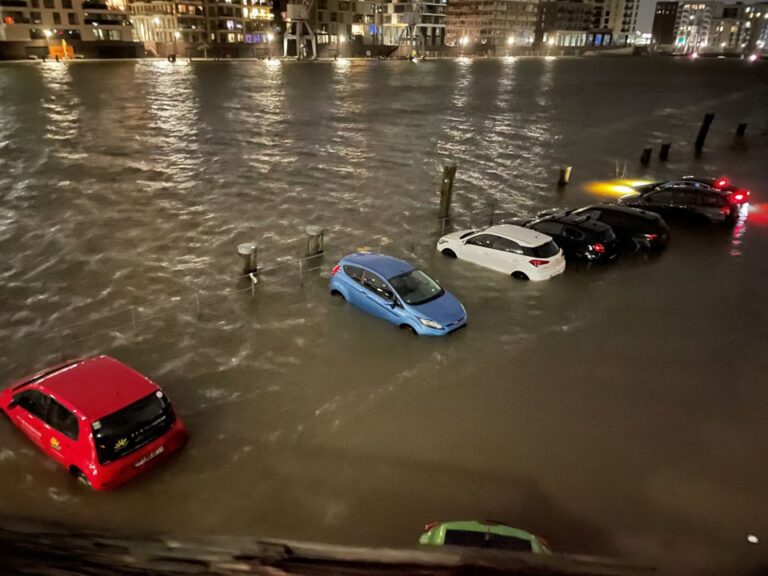 Badai Landa Pesisir Utara Jerman, Pasar Ikan Hamburg Banjir