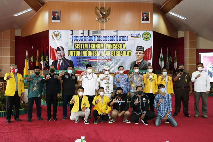 Di Universitas Palangka Raya, LaNyalla Tegaskan Perlunya Kembali ke Sistem Ekonomi Pancasila