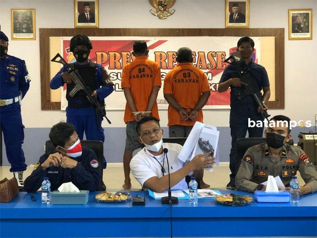 Lagi, Polda Kepri Tangkap Dua Orang Tersangka Pengirim TKI Ilegal