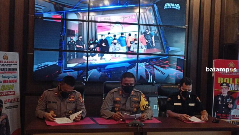 2021, Ada 124 Tersangka Kasus Narkoba Ditangkap Polres Karimun