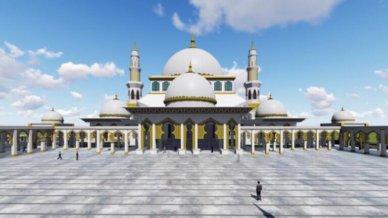 Pemko Revitalisasi Masjid Agung Batam, Dibuat Lebih Modern
