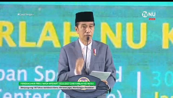 Jokowi: NU Telah Tunjukan Wajah Indonesia Ramah dan Teduh