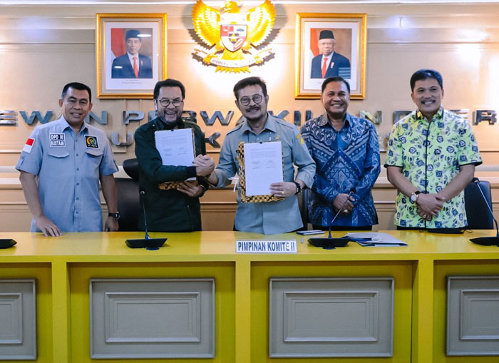 Komite II DPD RI Beri Aplus Kementan Stop Impor Beras dan Jagung