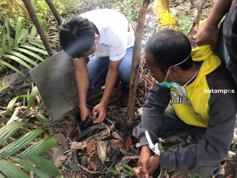 Pengedar Disembunyikan Sabu-Sabu di Bawah Pohon Pisang