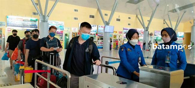 Ditpam BP Batam Temukan 15 Unit Laptop Tak Bertuan di Pelabuhan Ferry Domestik Sekupang