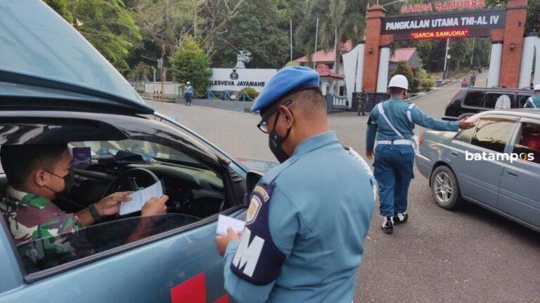 Pom Lantamal IV Tanjungpinang Uji Kedisiplinan dan Ketertiban Personel
