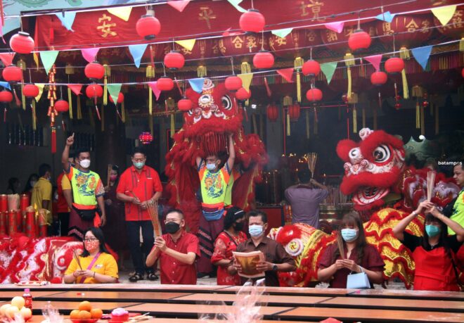 Sudah Vaksin, Jamaat Rayakan Imlek di Vihara Duta Maitreya Monastery Meningkat 2 Kali Lipat