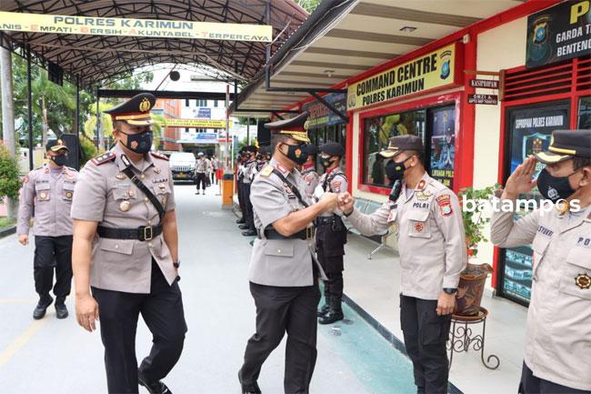 Wakapolda Kepri Sambangi Polres Karimun