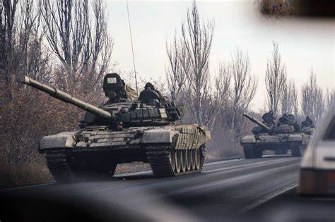 Ratusan Tank Rusia Masuki Ibu Kota Ukraina Kyiv
