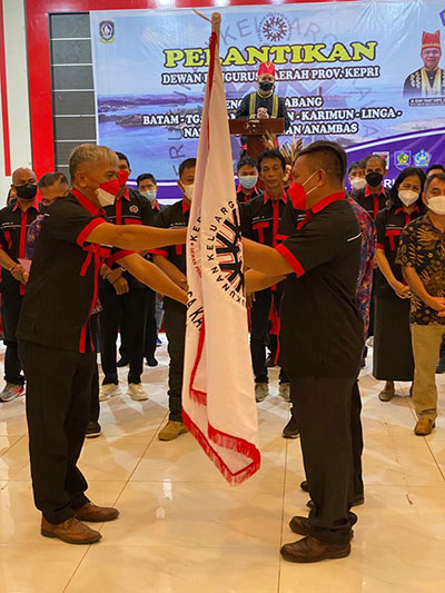 Pelantikan Pengurus Kerukunan Keluarga Kawanua Sulut Propinsi Kepri Periode 2022-2027