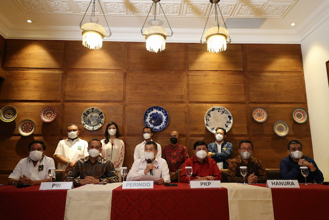 6 Parpol Nonparlemen Bahas Koalisi dan Pecapresan 2024