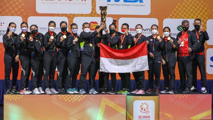 Indonesia Raya Kembali Berkumandang, Tim Putri Sukses Juara Asia