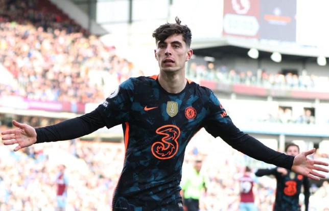 Kai Havertz Bantu Chelsea Gulung Burnley 4-0