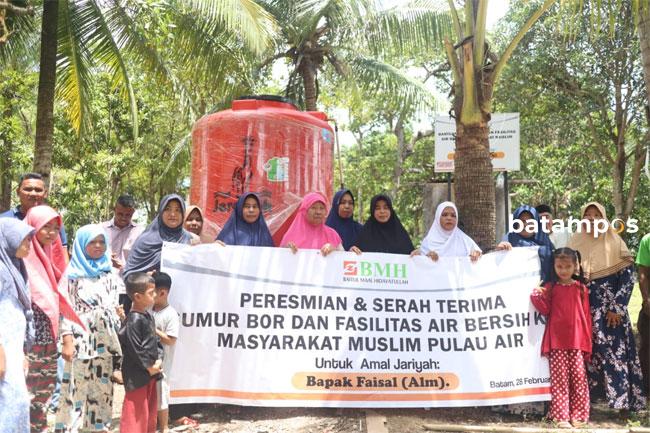 BMH Kepri Resmikan 5 Sumur Bor di Pulau Air Kota Batam 