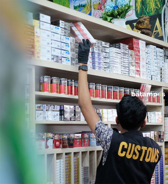Bea Cukai Batam Aman Rokok Ilegal Senilai Rp766 Juta