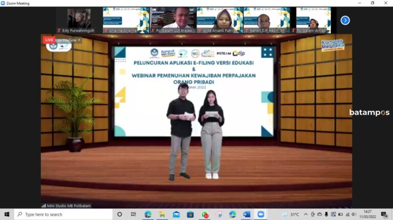 KKT Perpajakan dan PS Team Polibatam Luncurkan Aplikasi e-Filing SPT Tahunan Orang Pribadi Versi Edukasi