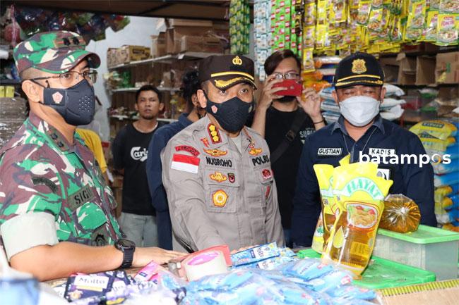 Kapolresta Barelang, Dandim dan Kadisperindag Kota Batam Sidak Harga Minyak Goreng, Hasilnya…