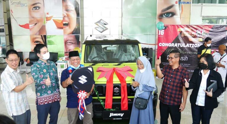 Promosi Suzuki Bonus, Suzuki  Serahkan 1 Unit Jimny 