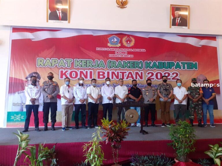 Rakerkab, KONI Bintan Fokus Kesiapan Kontingen Porprov Kepri
