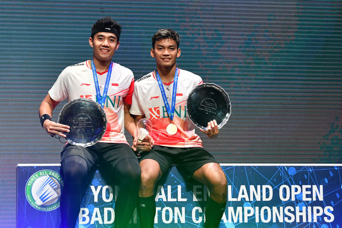 Peringkat 28 Dunia Juara All England 2022, Bagas/Fikri Catat Sejarah Baru
