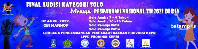 2 Apri, Final Audisi Kategori Solo, Tim Pesparawi Kepri Terus Giat Gelar Latihan