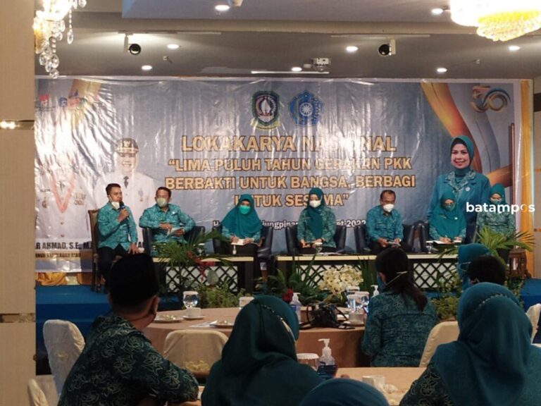 Rangkaian HKG ke 50 PKK, PKK Kepri Gelar Lokakarya Nasional Berbakti untuk Bangsa