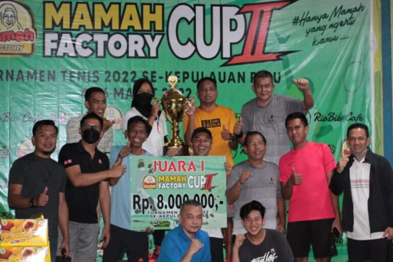 Semarakkan Olahraga Tenis melalui Kompetisi, Mama Factory Gelar Turnamen Tenis Mama Factory Cup II