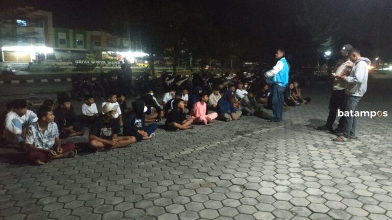 Puluhan Remaja Terlibat Tawuran dan Balap Liar di Tanjungpinang