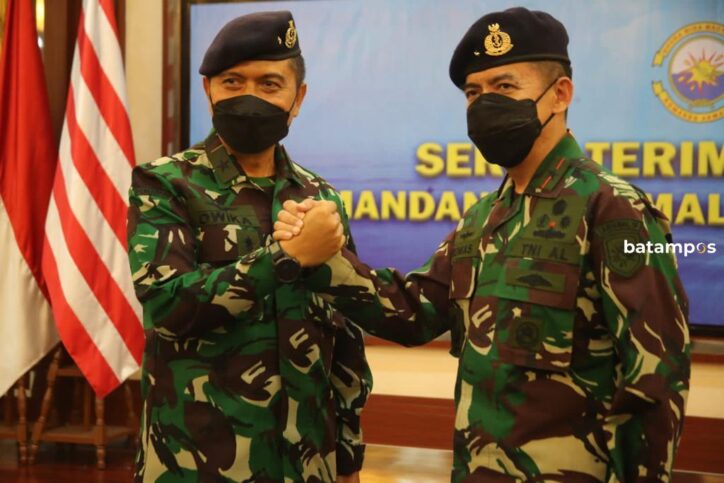 Gantikan Laksma Dwika Tjahja Setiawan, Laksma Kemas Jabat Danlantamal IV Tanjungpinang