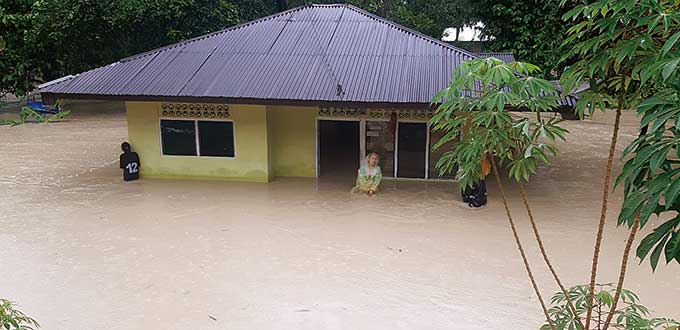Ratusan Rumah Terendam Banjir di Kuansing