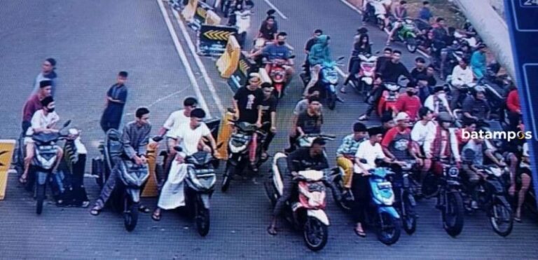 Diduga Balap Liar, Lima Pemuda Diciduk Jatanras Polres Tanjungpinang