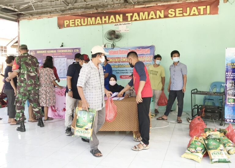 AGT Berikan Sejumlah Paket Sembako dan Bantuan Anak Yatim Piatu
