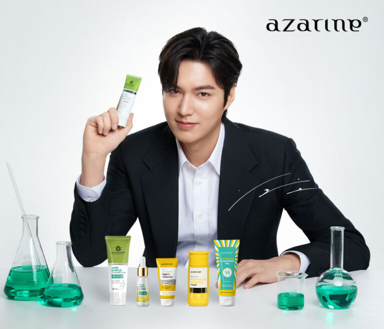 Azarine menggandeng Lee Min Ho