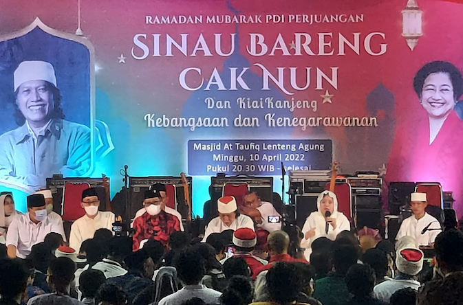 Cak Nun Sebut PDI Perjuangan Tepatnya Menjadi PDI Pengayoman