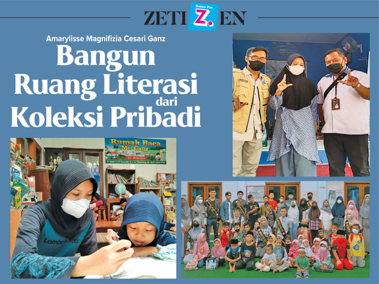 Amarylisse Magnifizia Cesari Ganz – Bangun Ruang Literasi dari Koleksi Pribadi