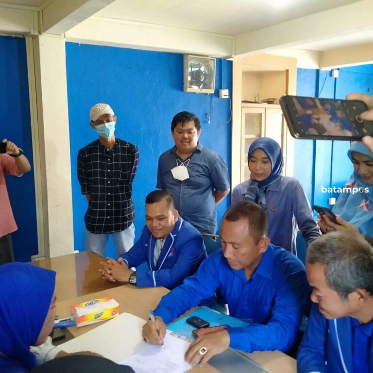 Ingin Benahi Internal Partai, Agus Wibowo Daftar Calon Ketua DPC Partai Demokrat Kota Tanjungpinang