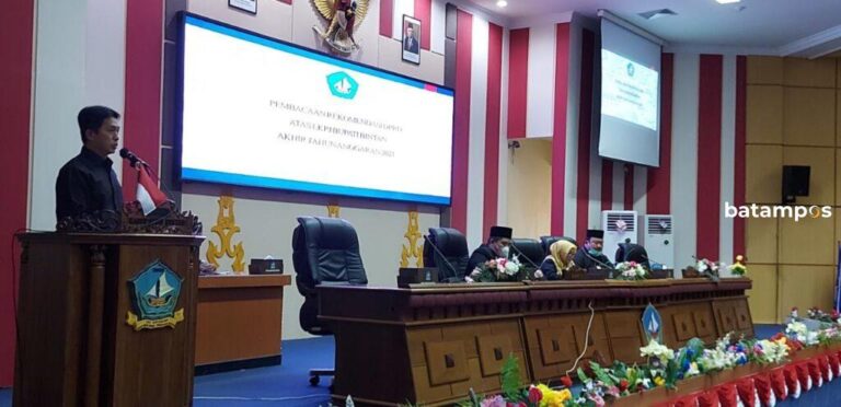 DPRD Bintan Berikan Sejumlah Rekomendasi Atas LKPj Bupati Bintan