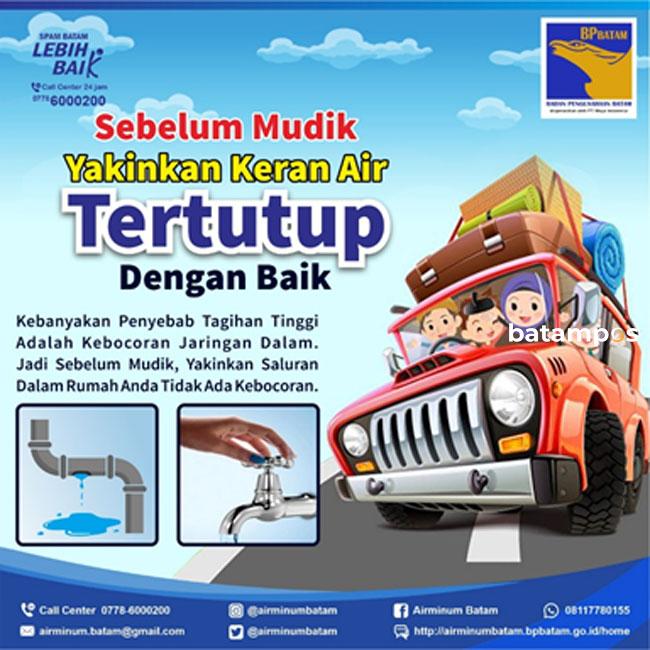 Sebelum Mudik Yakinkan Keran Air Tertutup Dengan Baik