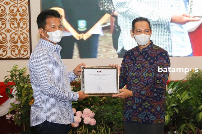 Pemko Batam Borong Penghargaan dari KPK