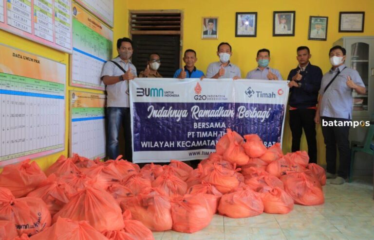 Jelang Lebaran, PT Timah Tbk Bagikan 2.350 Paket Sembako