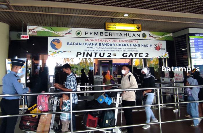 Jumlah Penumpang Pesawat Domestik di Batam Naik 31,56 Persen